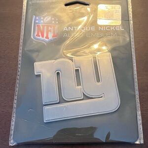 New York Giants Antique‎ Nickel Auto Emblem NWT AEM1401